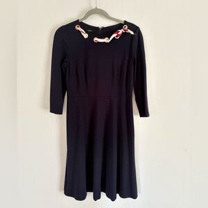 Elegant Blue Midi Dress